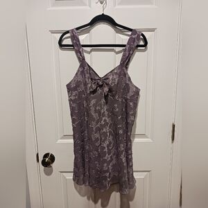 Victoria's Secret Lavender Floral Lingerie